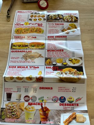Menu photo 2 Morenos Longview, WA Menu photo 2 Morenos Longview, WA