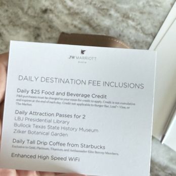 JW Marriott Austin - Destination fee - Hotels Near Me - Austin, Texas JW Marriott Austin - Destination fee - Hotels Near Me - Austin, Texas