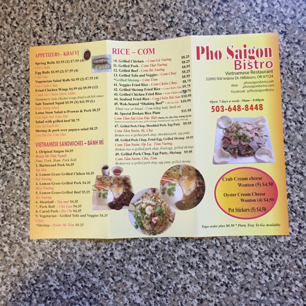 Pho Saigon Bistro - Vietnamese Near Me - Hillsboro, Oregon Pho Saigon Bistro - Vietnamese Near Me - Hillsboro, Oregon