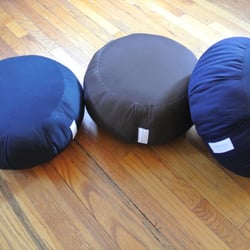 Great Patience Zen Stitchery - Zafus - kapok; authentically sewn.