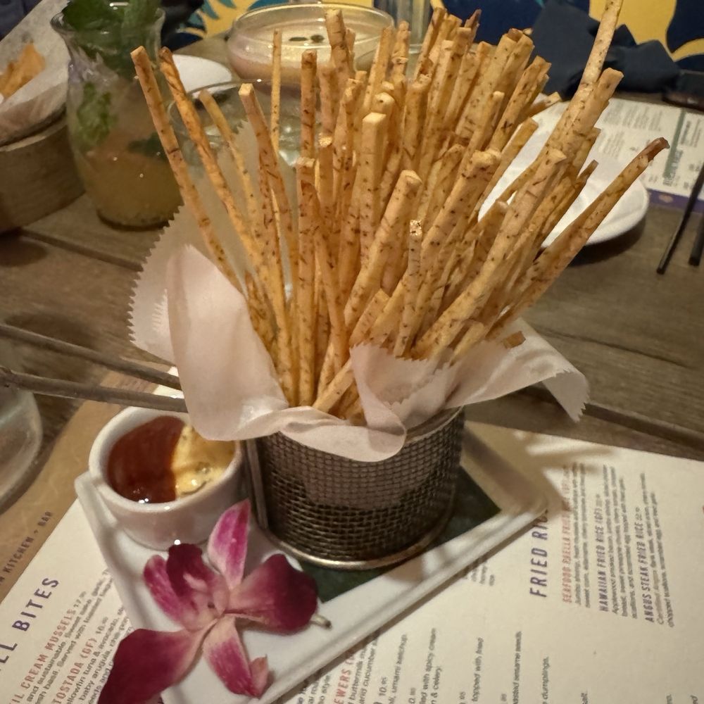 BITES Asian Kitchen + Bar - Taro Fries (VT)(GF) - Japanese Near Me - Chicago, Illinois BITES Asian Kitchen + Bar - Taro Fries (VT)(GF) - Japanese Near Me - Chicago, Illinois