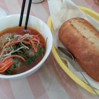 Mong Thu Cafe - Banh Mi Xiu Mai.. meatballs in really yummy broth.. my favorite! - Vietnamese Near Me - San Francisco, California Mong Thu Cafe - Banh Mi Xiu Mai.. meatballs in really yummy broth.. my favorite! - Vietnamese Near Me - San Francisco, California