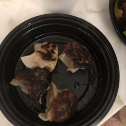Pan fried pot stickers Pan fried pot stickers