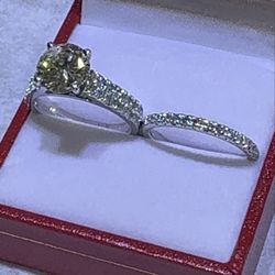 Dynasty Jewelers - New Wedding set we made for a client who had a pre-existing diamond center stone. On to the next generation
