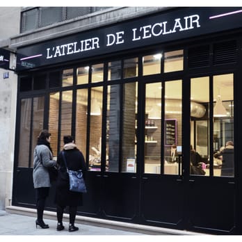 L'Atelier de l'Éclair - Façade - Tea Rooms Near Me - Paris 02, 75 L'Atelier de l'Éclair - Façade - Tea Rooms Near Me - Paris 02, 75