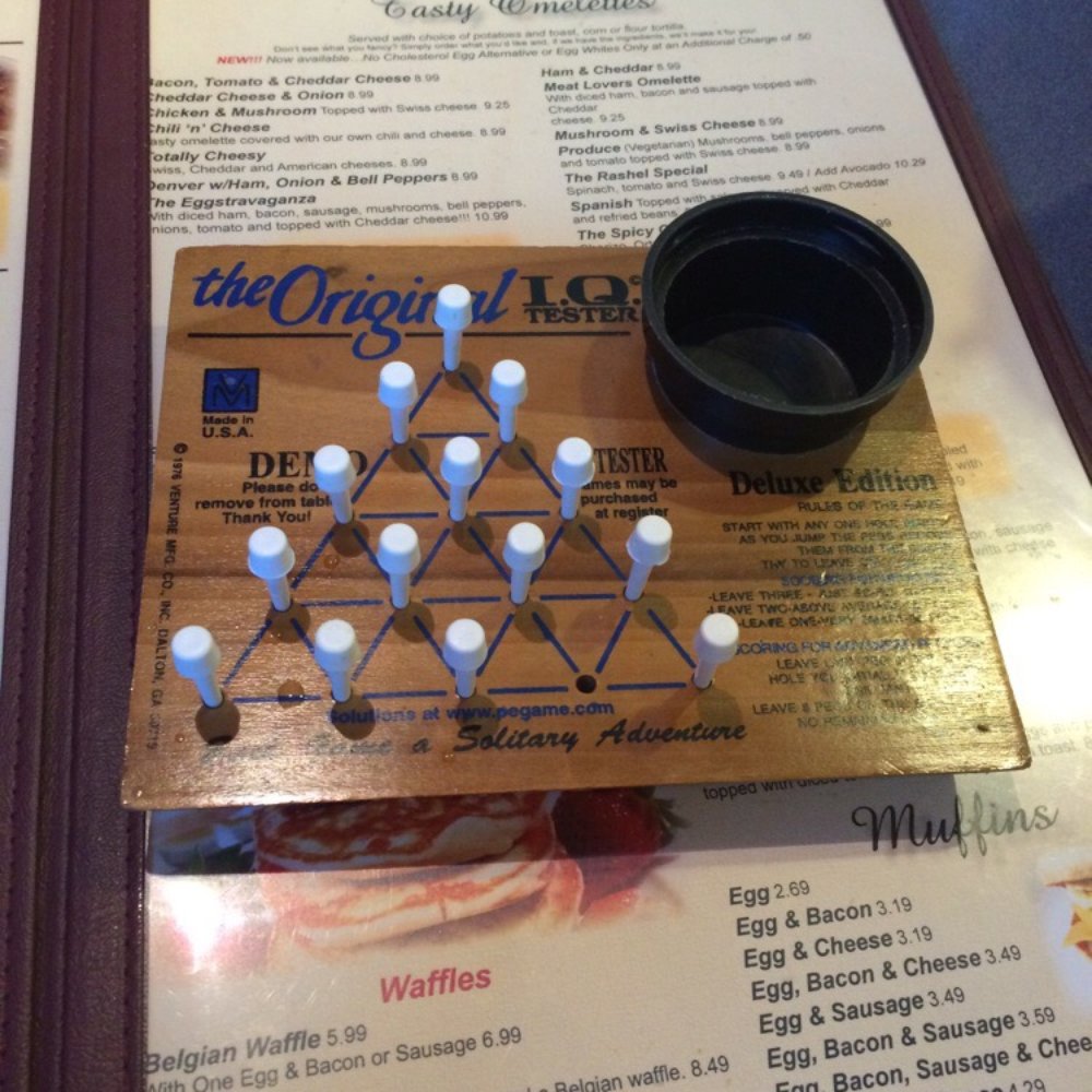 Annie's Cafe - Temecula - Love this game!!!! It's at every table - Breakfast & Brunch Near Me - Temecula, California