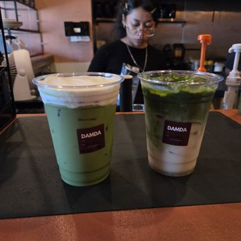 Damda - Sweet cream matcha and pear matcha - Coffee & Tea Near Me - Los Angeles, California