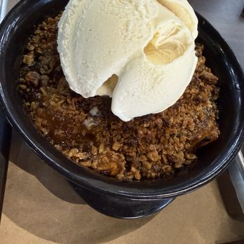 Iron Plow - Yummiest peach cobbler (definitely shareable) - Sports Bars Near Me - Royse City, Texas Iron Plow - Yummiest peach cobbler (definitely shareable) - Sports Bars Near Me - Royse City, Texas