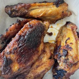 Spicy adobo chicken wings.