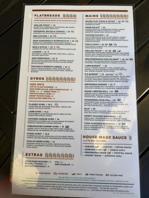 Menu photo 1 Demetris Woodstone Taverna Edmonds, WA