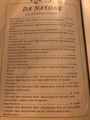 Menu photo 5 Da Nasone Florence, FI