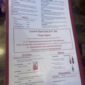 CJ's pizza - Menu - Beer, Wine & Spirits Near Me - Clayton, Indiana CJ's pizza - Menu - Beer, Wine & Spirits Near Me - Clayton, Indiana