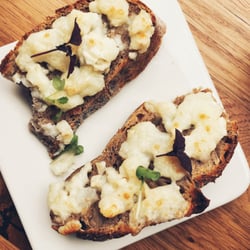 Bits & Bites - Brot mit Ziegenkäse