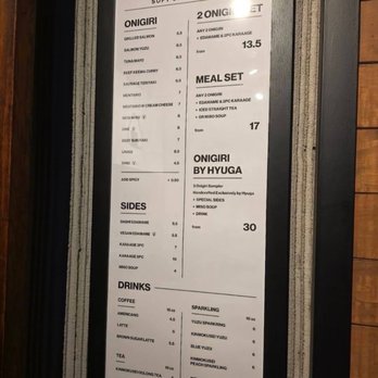 Onigiri By Hyuga - Soft opening menu - Japanese Near Me - Los Angeles, California