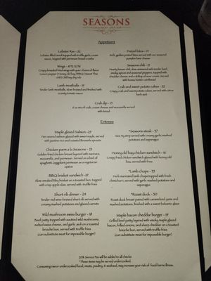 Menu photo 4 Seasons Restaurant and Bar Richmond, VA Menu photo 4 Seasons Restaurant and Bar Richmond, VA