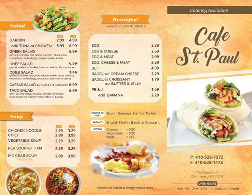 CAFE’ ST. PAUL - Updated November 2024 - 7 St Paul St, Baltimore