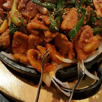 Korea House - Spicy garlic pork belly - Korean Near Me - Bothell, Washington Korea House - Spicy garlic pork belly - Korean Near Me - Bothell, Washington