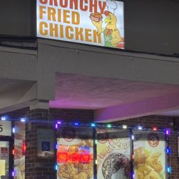 Exterior outside entrance of Crunchy Fried Chicken - Greensboro, North Carolina Exterior outside entrance of Crunchy Fried Chicken - Greensboro, North Carolina