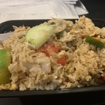 Bhan Thai - Mount Laurel - Fried rice with chicken. It was dry. - Thai Near Me - Mount Laurel, New Jersey