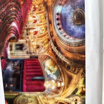 Colm Ronan Private Tour Guide - Colm's picture book slide of the inside of the Chicago theater - Walking Tours Near Me