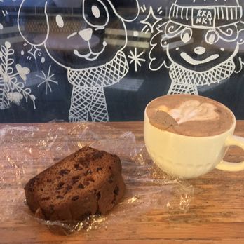 Kranky Cafe - Chocolate Chip Banana Bread, Gingerbread Latte - Coffee & Tea Near Me - Vancouver, British Columbia