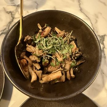 Tea Modern Chinese - Szechuan Mushroom Salad - Tea Rooms Near Me - Orange, California