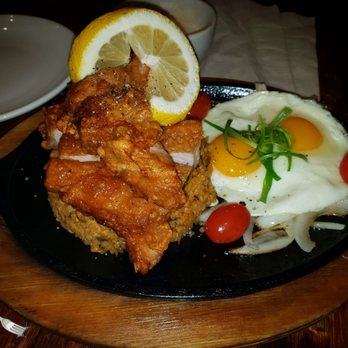 Scratch Kitchen - Gandules rice w/ pork chops & ss egg - Breakfast & Brunch Near Me - Honolulu, Hawaii Scratch Kitchen - Gandules rice w/ pork chops & ss egg - Breakfast & Brunch Near Me - Honolulu, Hawaii