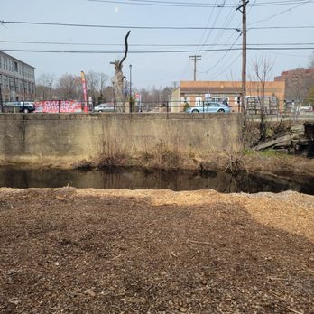 Stratosphere Brewing Company - View out the front window across the street - Brewpubs Near Me - Mount Holly, New Jersey