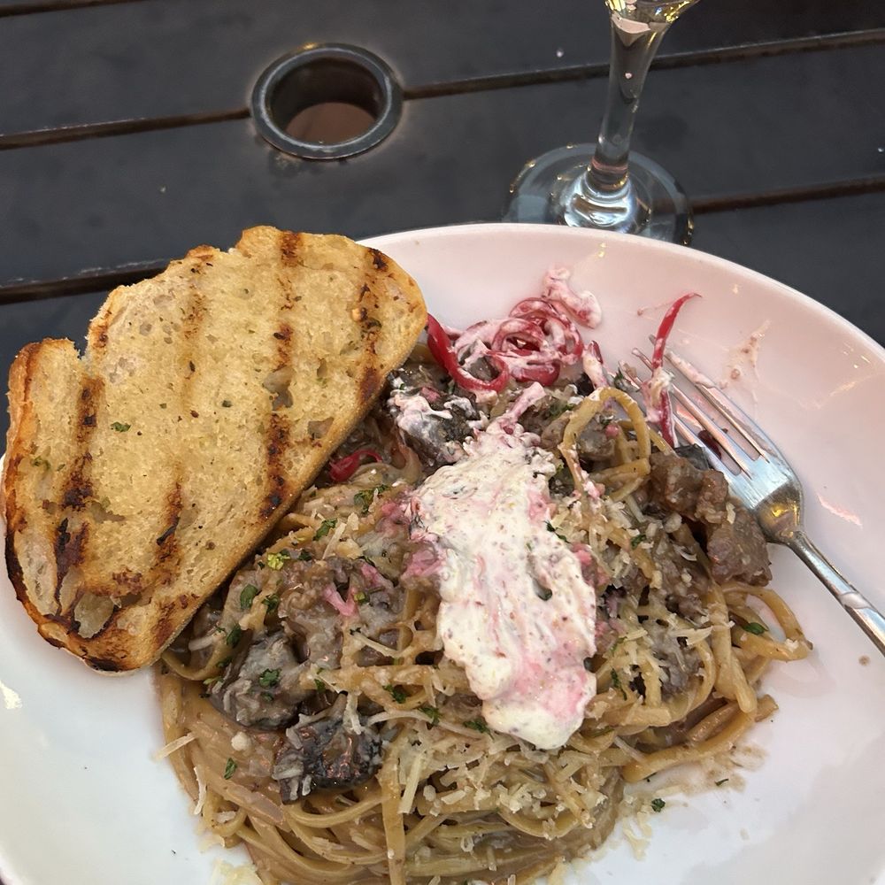 Riviera Scratch Kitchen - Beef stroganoff - New American Near Me - Glenwood Springs, Colorado