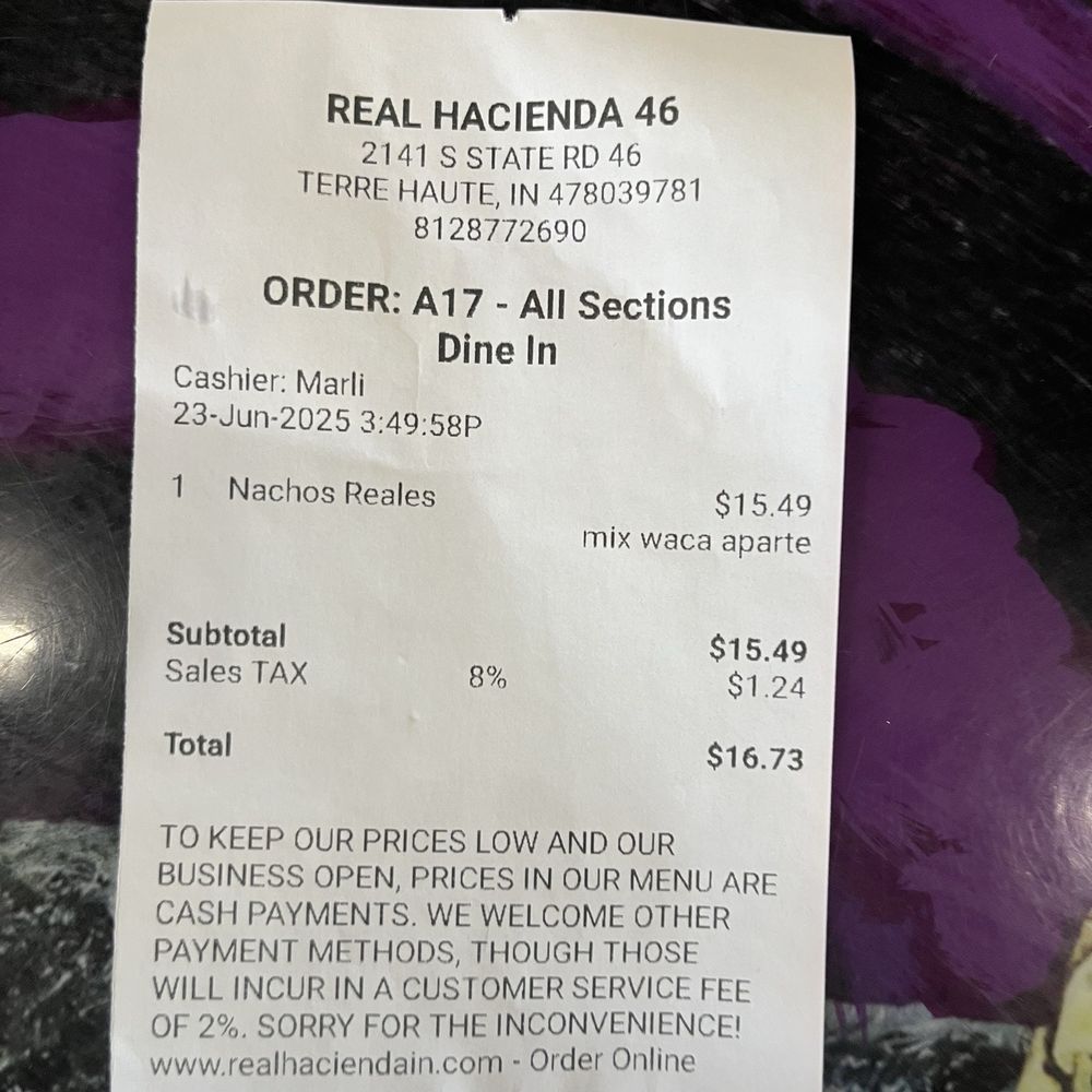 Real Hacienda - It's a great deal......! Super great price for what we got. - Mexican Near Me - Terre Haute, Indiana Real Hacienda - It's a great deal......! Super great price for what we got. - Mexican Near Me - Terre Haute, Indiana