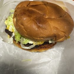 The Munchies Spot - Double cheeseburger on a toasted bun!  Yum!