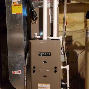 Peak Heating and Cooling - New modulating furnace install with custom transition piece - Heating & Air Conditioning/HVAC Near Me - Grand Rapids, Michigan Peak Heating and Cooling - New modulating furnace install with custom transition piece - Heating & Air Conditioning/HVAC Near Me - Grand Rapids, Michigan