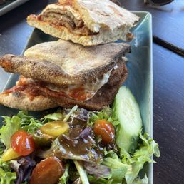 BREADED EGGPLANT Parm Sandwich BREADED EGGPLANT Parm Sandwich