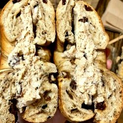 Cinnamon Raisin Bagel w/Cinnamon Raisin Walnut Cream Cheese