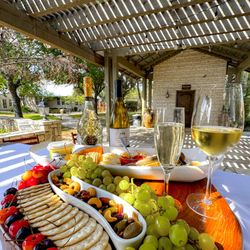 La Calabria Pizzeria and Catering - Our Special Event Charcuterie Board featuring popular meats and cheeses hailing from the Southern Region of Italy