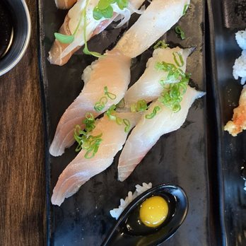 Its Sushi - Quail egg nigiri! Assorted nigiri - Sushi Bars Near Me - Sacramento, California