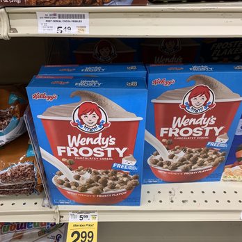 Safeway - Wendy's frosty brand cereal. Never seen this before. - Grocery Near Me - Lincoln City, Oregon Safeway - Wendy's frosty brand cereal. Never seen this before. - Grocery Near Me - Lincoln City, Oregon