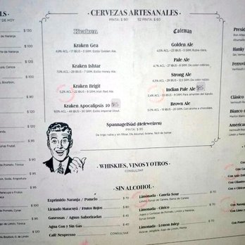 Espiche - carta de bebidas (febrero 2017) - Beer Bar Near Me - Buenos Aires, C