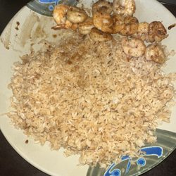 Toki Japanese Steakhouse - Shrimp hibachi w double fried rice