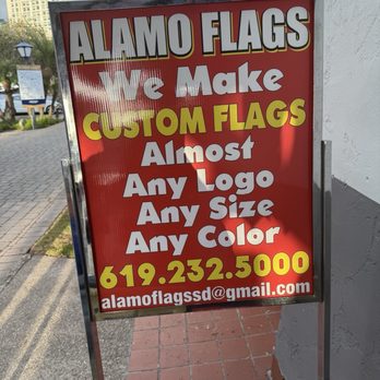 Alamo Flags - Signage for customizing - Souvenir Shops Near Me - San Diego, California