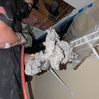 Air Green Solution - Brandon cleaning out the dryer vent ductwork in the condo unit above mine. It was clogged with lint, hair, etc. and causing condensation. - Chimney Sweeps Near Me - Sandy Springs, Georgia Air Green Solution - Brandon cleaning out the dryer vent ductwork in the condo unit above mine. It was clogged with lint, hair, etc. and causing condensation. - Chimney Sweeps Near Me - Sandy Springs, Georgia