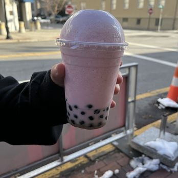 Sook Pastry - Strawberry boba tea - Bakeries Near Me - Ridgewood, New Jersey