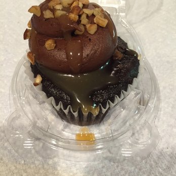 Sweet Ride - Look at that ooey gooey delicious turtle cupcake! - Desserts Near Me - Northbrook, Illinois