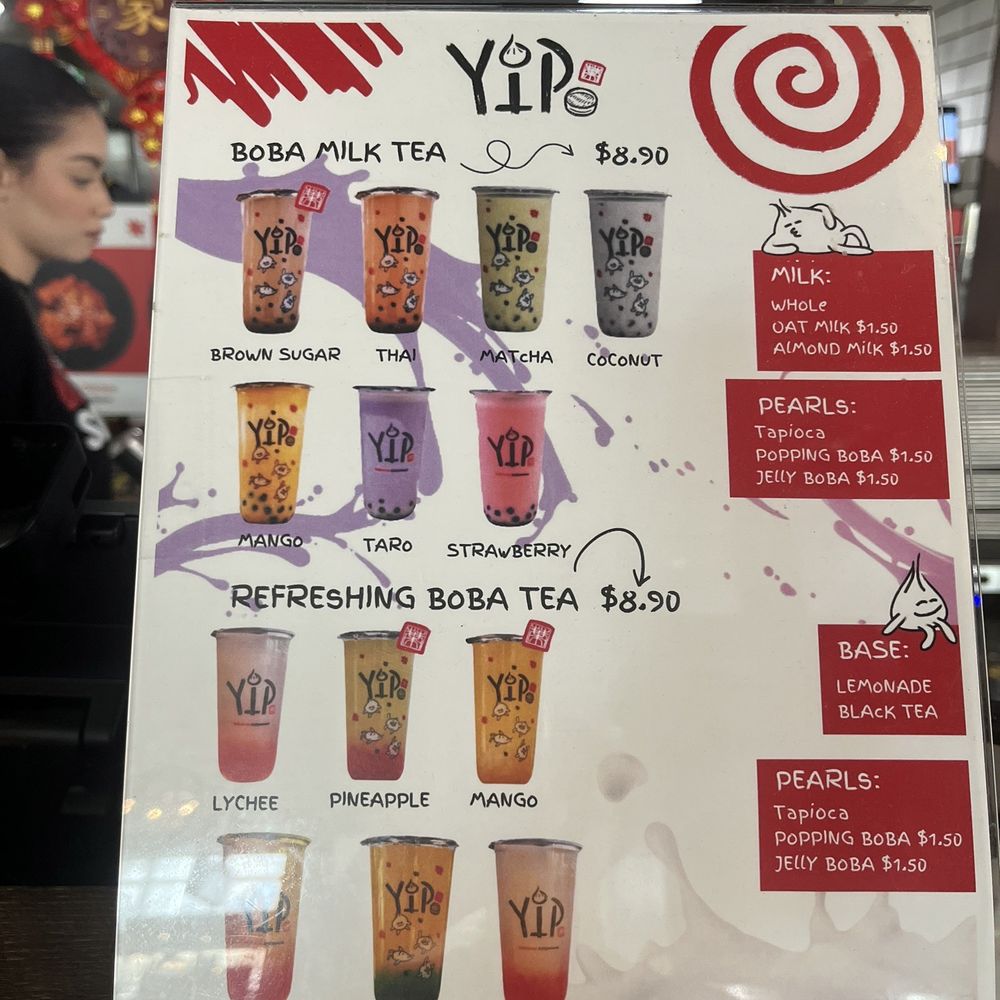 Yip - Doral - Boba tea menu - Dim Sum Near Me - Miami, Florida Yip - Doral - Boba tea menu - Dim Sum Near Me - Miami, Florida