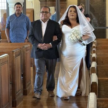 Thee Olde Chapel - Dad walking me down the aisle - Venues & Event Spaces Near Me - Riverside, California