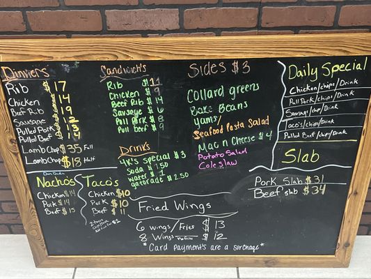 Menu photo 2 4K's BBQ and Catering Clearwater, FL