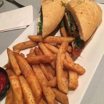 Paragon Tap & Table - Crispy chicken sandwich with boardwalk fries - New American Near Me - Clark, New Jersey Paragon Tap & Table - Crispy chicken sandwich with boardwalk fries - New American Near Me - Clark, New Jersey