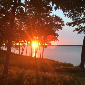 Cedarholm Garden Bay Inn - Sunrise from cabin deck. - Bed & Breakfast Near Me Cedarholm Garden Bay Inn - Sunrise from cabin deck. - Bed & Breakfast Near Me