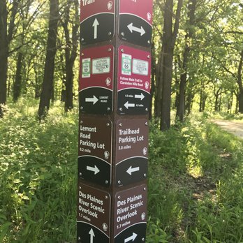 Waterfall Glen Forest Preserve - Mile marker - Parks Near Me - Darien, Illinois Waterfall Glen Forest Preserve - Mile marker - Parks Near Me - Darien, Illinois