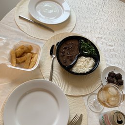 Feijoada Completa and Yucca Fries - both delicious!!!